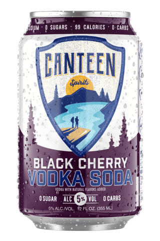 Canteen Black Cherry Vodka soda