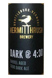 Hermit Thrush Dark @ 4:30 Belgian Dark Ale